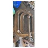 2 LARGE C-CLAMPS