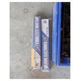 (2) BOXES WITH WELDING RODS