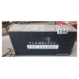 LED FLAMELESS CANDLES, NEW IN BOX