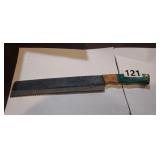 MHS CUTLERY HAND HONED 13' BUTCHER KNIFE