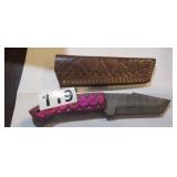 MHS CUTLERY HAND HONED KNIFE WITH SHEATH