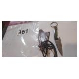 MHS CUTLERY HAND HONED KEYCHAIN KNIFE WITH SHEATH