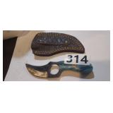 MHS CUTLERY HAND HONED KNIFE WITH SHEATH