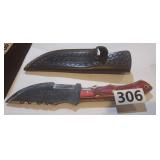 MHS CUTLERY HAND HONED KNIFE WITH SHEATH