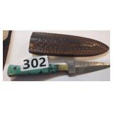 MHS CUTLERY HAND HONED DAGGER KNIFE WITH SHEATH