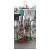 (4) VINTAGE CHRISTMAS ELECTRIC CANDELABRAS