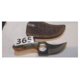 MHS CUTLERY HAND HONED KNIFE WITH SHEATH