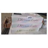 (3) BOXES OF 150 WOVEN CHRISTMAS LIGHTS, MULTI COL