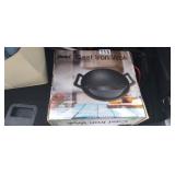 PARINI 11.5' CAST IRON WOK, NIB