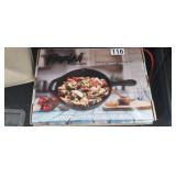 PARINI CAST IRON FRY PAN, NIB