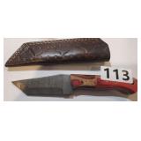 MHS CUTLERY HAND HONED KNIFE WITH SHEATH