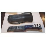 MHS CUTLERY HAND HONED  KNIFE WITH SHEATH
