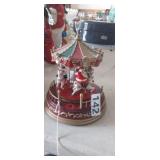 LIGHT UP CHRISTMAS CAROUSEL, WORKING
