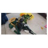 LOT OF SOLAR STAKE LIGHTS, ARTIFICIAL FLOWERS