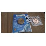 NATIONAL PARK & MONUMENT MEDAL, & US GRANT COMMERA