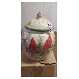CARDINAL COOKIE JAR
