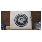 VINTAGE OAKLAND RAIDERS SEAT CUSHION