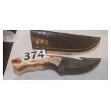 MHS CUTLERY HAND HONED KNIFE WITH SHEATH