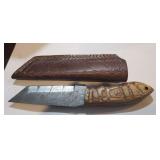 MHS CUTLERY HAND HONED KNIFE WITH SHEATH