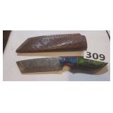 MHS CUTLERY HAND HONED KNIFE WITH SHEATH