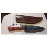 MHS CUTLERY HAND HONED KNIFE WITH SHEATH