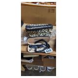 COSMETIC BAG AND GLASSES