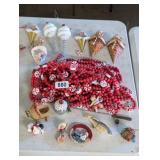 CHRISTMAS ORNAMENTS AND TABLE DECOR
