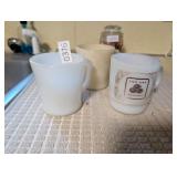 (4) FIRE KING COFFEE CUPS