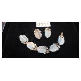 VINTAGE BRACELET AND MATCHING EARRINGS