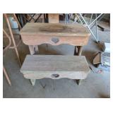 WOODEN STEP STOOL