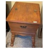 WOODEN END TABLE