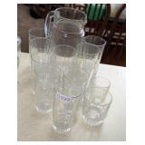 PITCHER AND GLASS SET