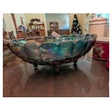 CARNIVAL GLASS FRUIT BOWL
