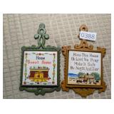 TRIVETS/ WALL HANGERS