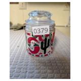 SMALL SEALED CANDY JAR