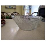 GLASS SALAD BOWL