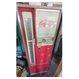 VINTAGE COCA COLA MACHINE *NO KEY, WORKED WHEN STO