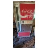 VINTAGE COCA COLA MACHINE *NO KEY, WORKED WHEN STO