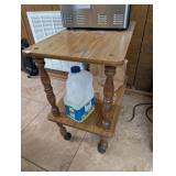 ROLLING SIDE CART *NO CONTENTS
