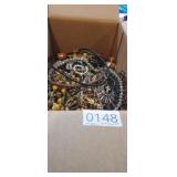 BOX FULL OF ESTATE JEWELRY, MOSTLY NECKLACES