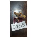 GOLD FILLED TIE CLASP AND PIN