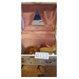 DISNEY JEWERLY BOX WITH SOME JEWELRY, ETC