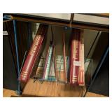 RACK OF BOOKS *HYMNS, PLUS