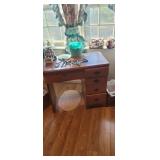 SEWING TABLE WITH SEWING GOODIES *NO MACHINE