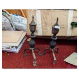 ANDIRONS FOR A FIREPLACE
