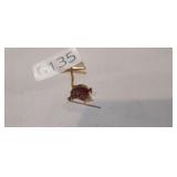 VINTAGE ARKANSAS RAZORBACK TIE PIN
