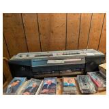 SONY CASSETTE PLAYER WITH CASSETTES