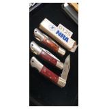 (3) NRA NATIONAL RIFLE ASSOCIATION POCKET KNIVES