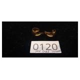 PAIR OF 14K GOLD EARRING JACKETS