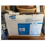 SHOWER CHAIR WITH BACKREST *NEW